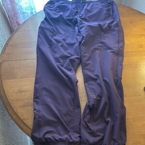 Eddie Bauer Women’s Fleece Lined Purple Pants size 14